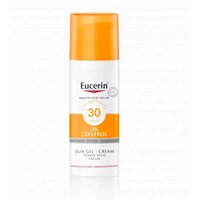 Crema gel cu protectie solara cu efect de control al sebumului SPF 30+ Sun Protection, 50 ml, Eucerin