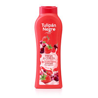 Gel Dus Fresa Y Cereza Negro, 650 ml, Tulipan
