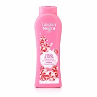 Gel Dus Fresa Y Nata Negro, 650 ml, Tulipan