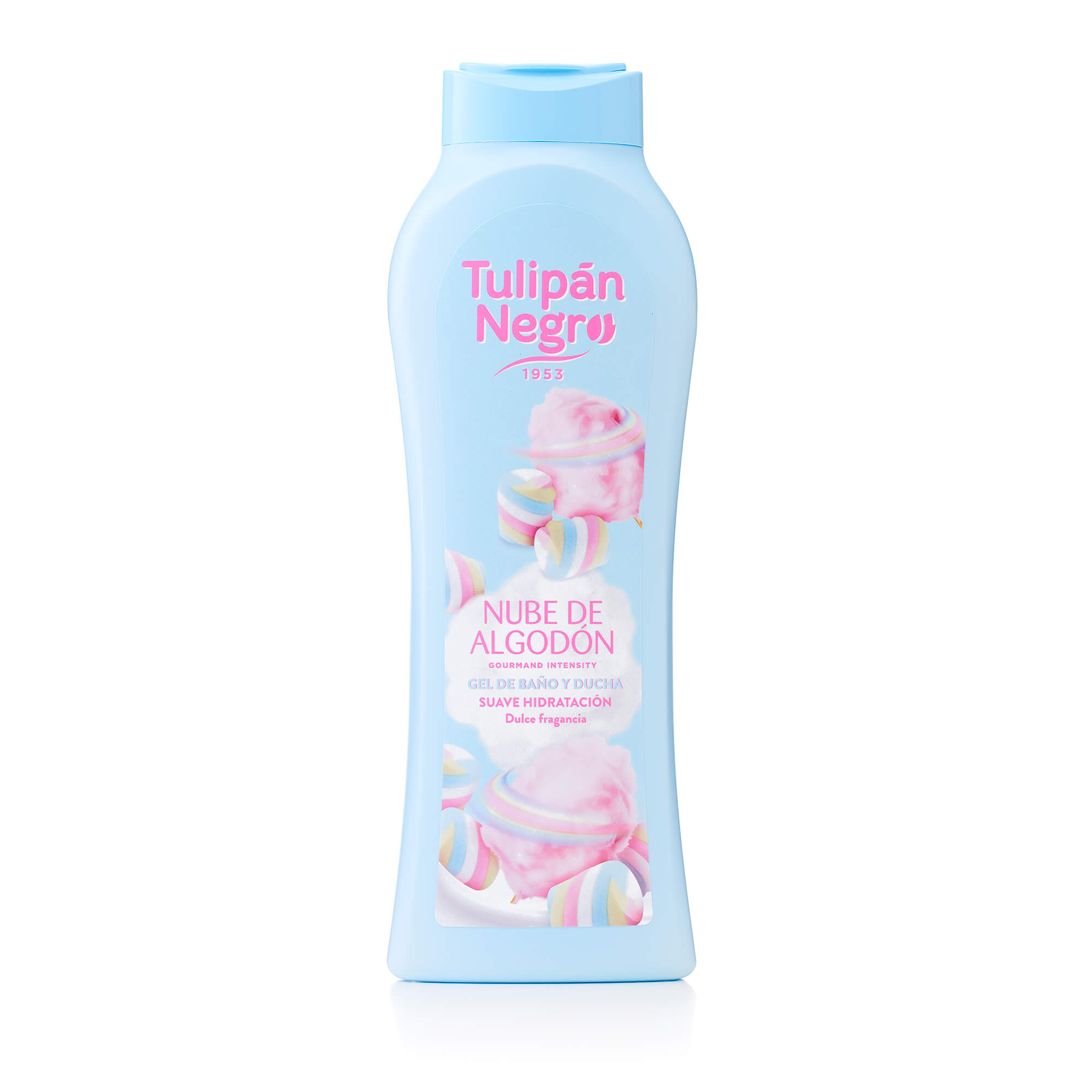 Gel Dus Nube de Algodon Negro, 650 ml, Tulipan