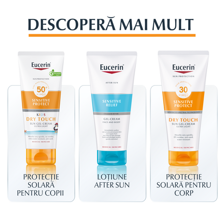 Crema de fata pentru ten sensibil cu SPF50+, 50 ml, Eucerin 712765