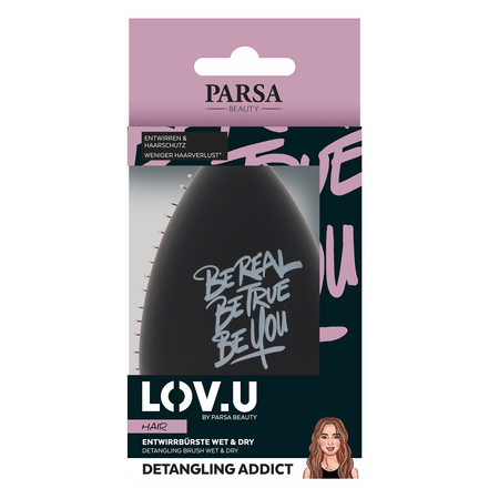 Perie de buzunar pentru descurcat Wet & Dry LOV.U