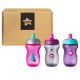 Set 3 cani Ecomm 12 luni+, Roz, 300 ml, Tommee Tippee 453226