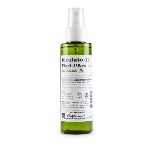 Hidrolat bio regeneranta de floare de portocal, 100 ml, La Saponaria