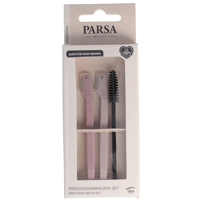 Set pentru sprancene Beauty, 3 bucati, Parsa