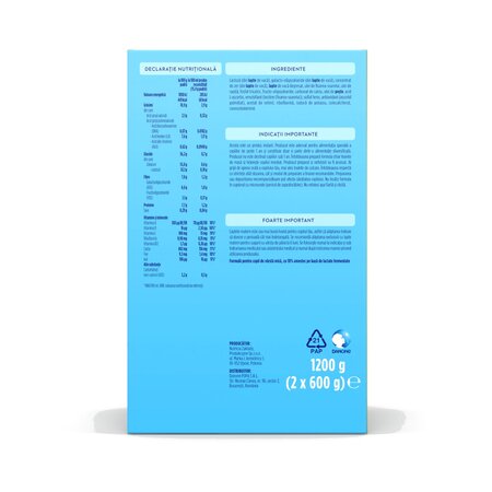 Lapte praf Nutri - Biotik 1+, 1-2 ani, 2 x 600 g, Aptamil 816711