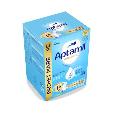 Lapte praf Nutri - Biotik 1+, 1-2 ani, 2 x 600 g, Aptamil 816712