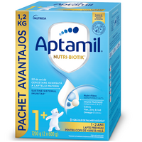 Lapte praf Nutri - Biotik 1+, 1-2 ani, 2 x 600 g, Aptamil