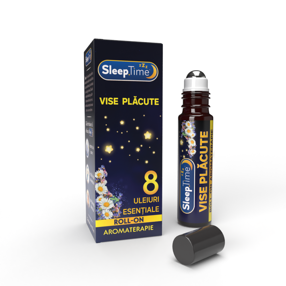 Roll-on SleepTime Vise Placute, 10ml, Justin Pharma