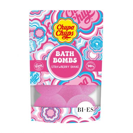 Bombe de baie Chupa Chups cu capsune