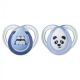 Suzete ortodontice ursuleti panda albastru/alb Anytime, 0-6 luni, Tommee Tippee 453240