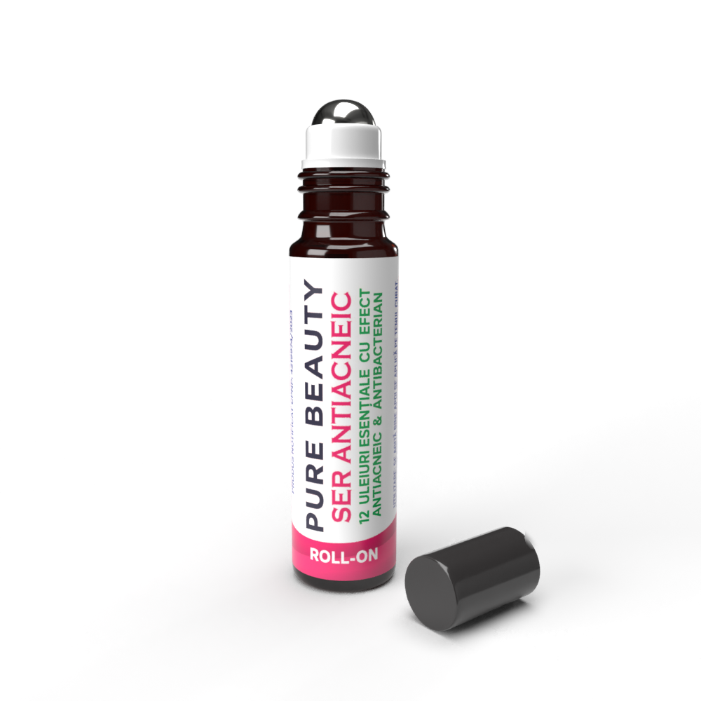 Ser antiacneic roll-on Pure Beauty, 10ml, Justin Pharma