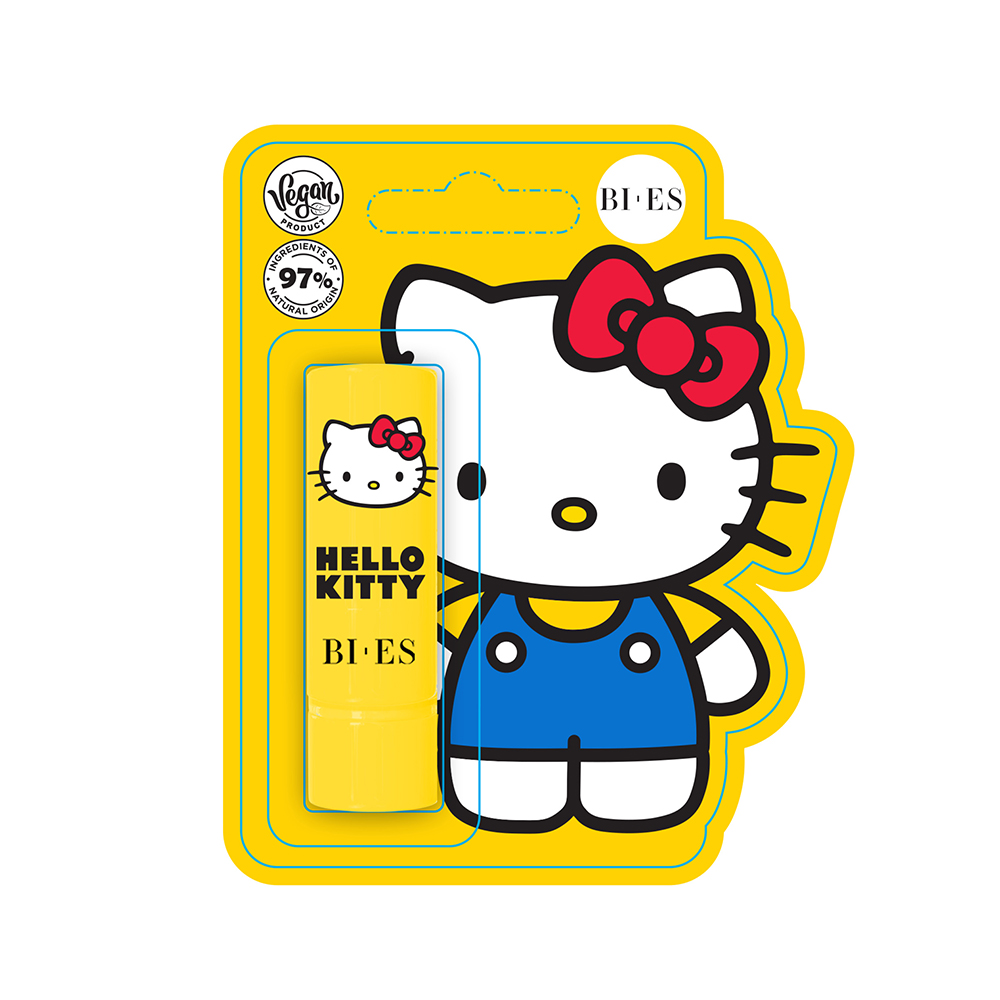 Balsam de buze Hello Kitty cu pepene rosu, 4 g, Bi Es