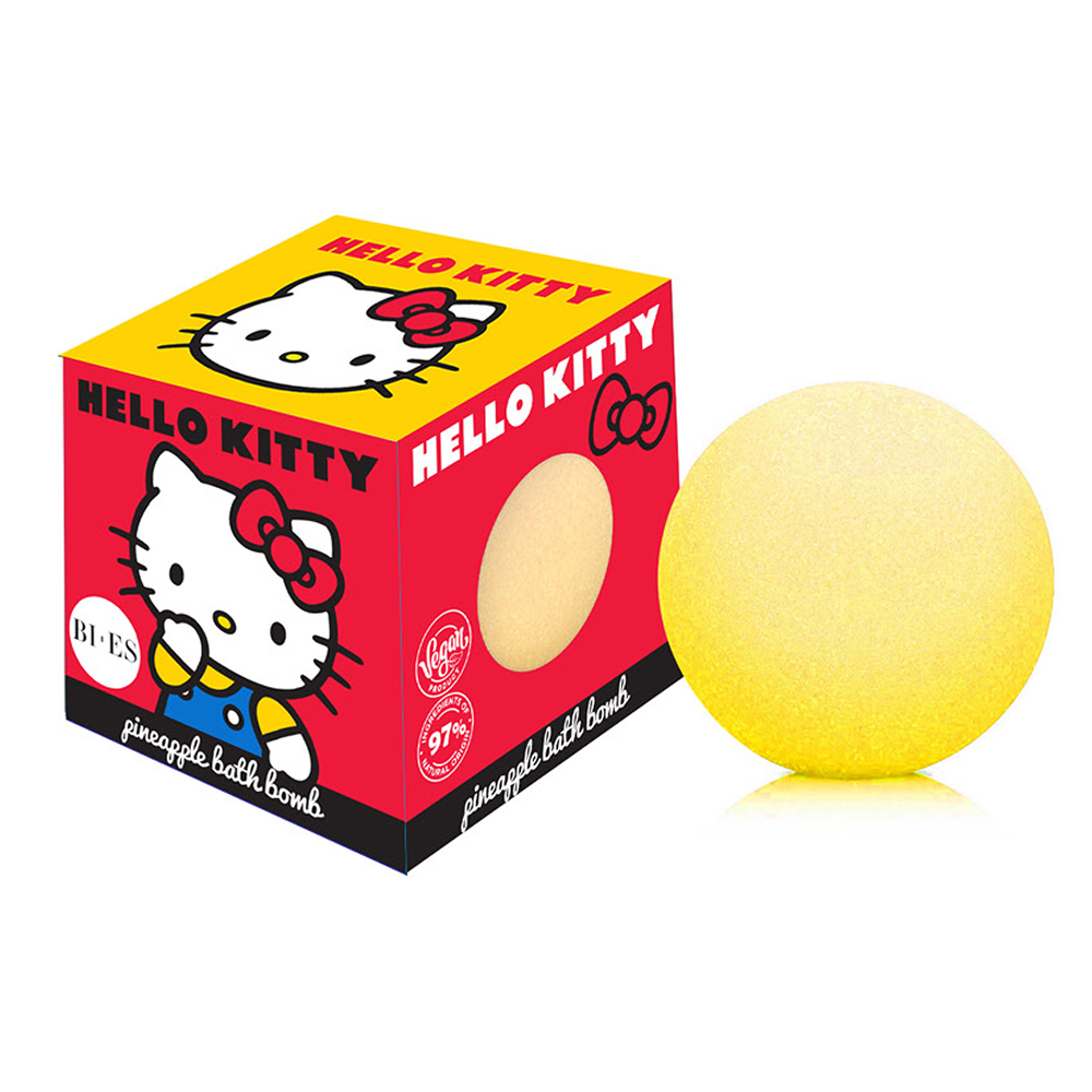 Bomba de baie Hello Kitty cu ananas, 165 g, Bi Es