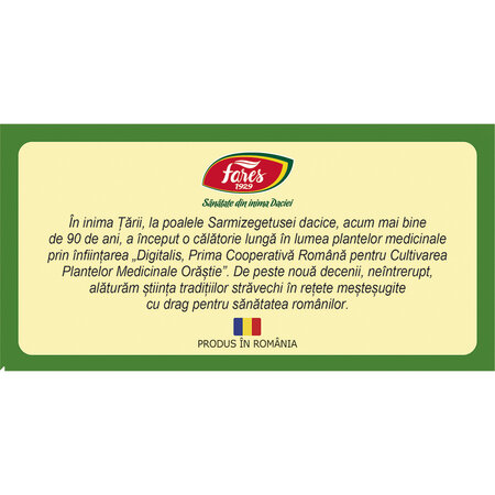 Ceai de menta, 80 plicuri, Fares 722398