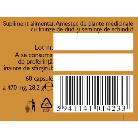 Glicostat forte M108, 60 capsule, Fares 722603