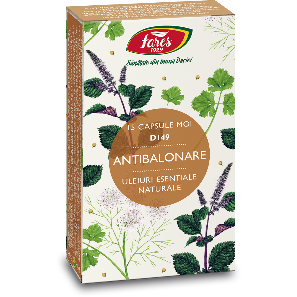 Antibalonare D149, 15 capsule moi, Fares