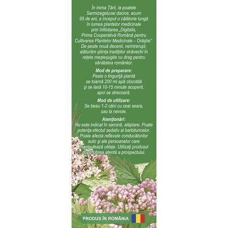 Ceai radacina de valeriana, 50g, Fares 720863