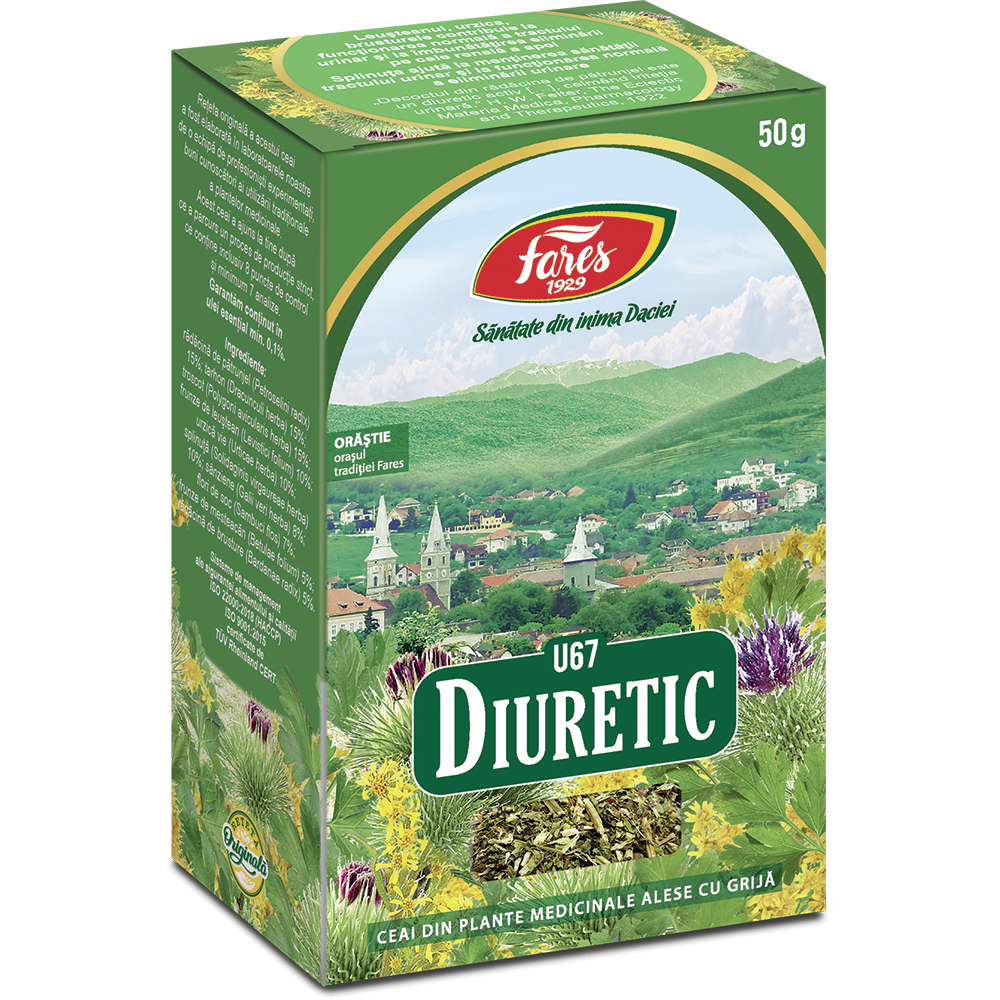 Ceai diuretic, 50g, Fares