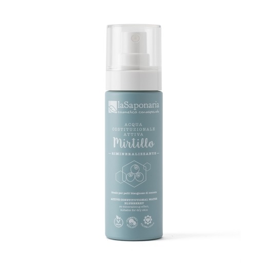 Toner remineralizant cu apa activa Mirtillo, 50 ml, La Saponaria