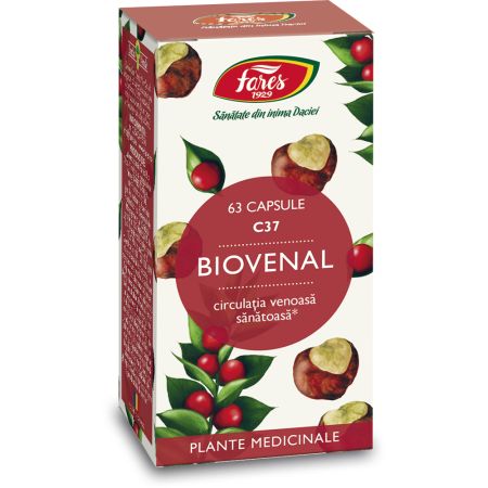 Biovenal, 63 capsule, Fares