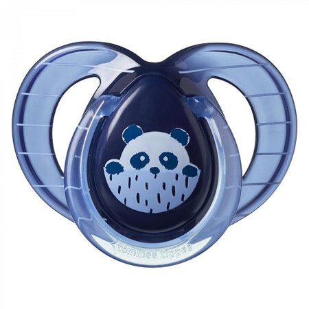 Suzete ortodontice ursuleti panda Albastru/Alb, Anytime 6-18 luni, Tommee Tippee 453300