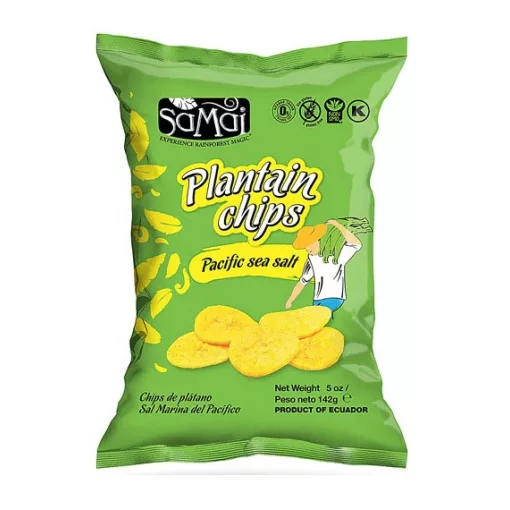 Chipsuri din banane cu sare de mare, 142 g, SaMai