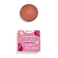Unt solid Bio de corp pentru stralucire Pink Moon, 80 ml, Murmur si Trandafir, La Saponaria