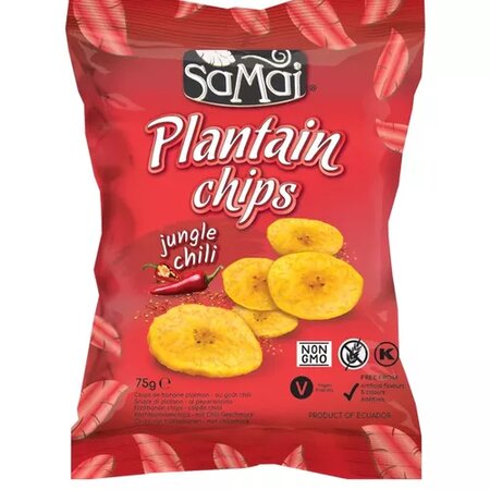 Chipsuri din banane cu gust de jungle chili