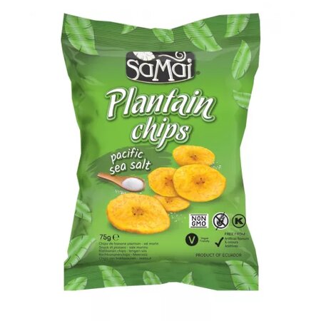 Chipsuri din banane cu sare de mare