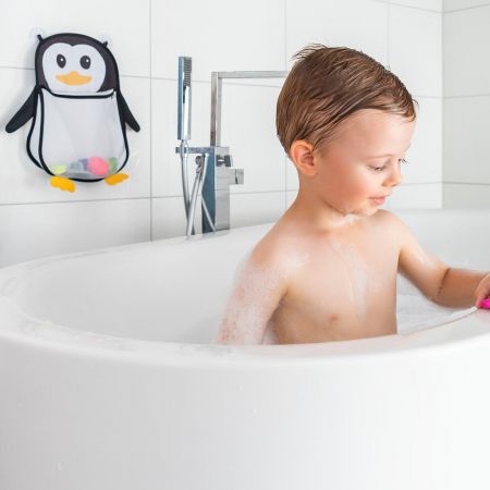 Saculet din plasa pentru jucarii de baie MyHappyPingu, Reer 567521