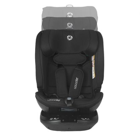 Scaun auto rotativ I-Size Velsa, Jet Black, Coccolle 567535