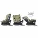 Scaun auto rotativ I-Size Velsa, Moss Green, Coccolle 567587