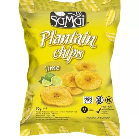 Chipsuri din banana cu gust de lime