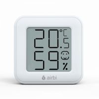 Termometru si higrometru digital de camera, Alb, Airbi