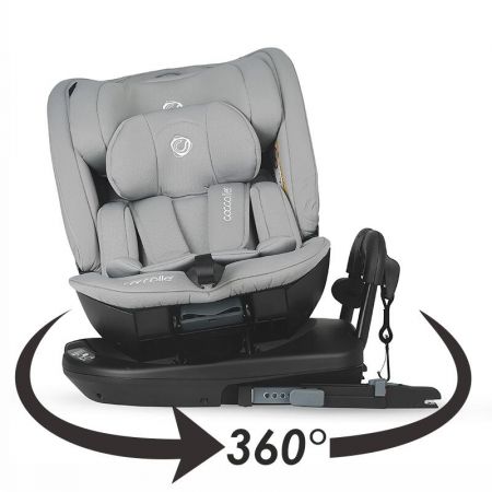 Scaun auto rotativ I-Size Velsa, Neutral Grey, Coccolle 567666