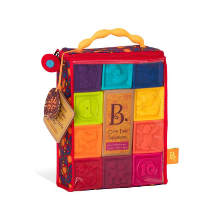 Set cuburi moi, + 6 luni, 10 bucati, Btoys 512883