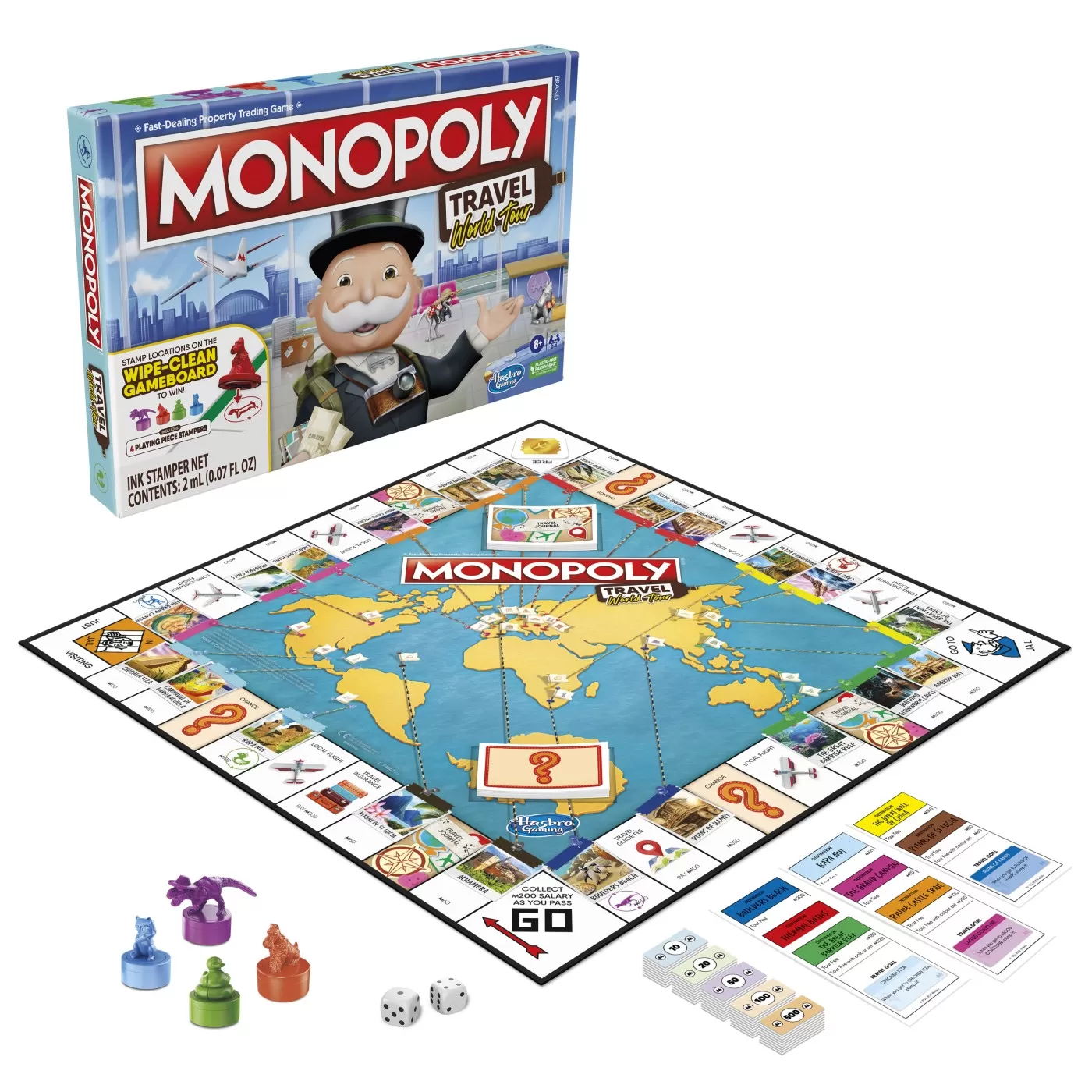 Monopoli Calatoreste in jurul lumii, +8 ani, Hasbro