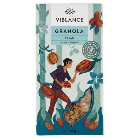 Granola cu nuci pecan fara gluten, 275g, Viblance