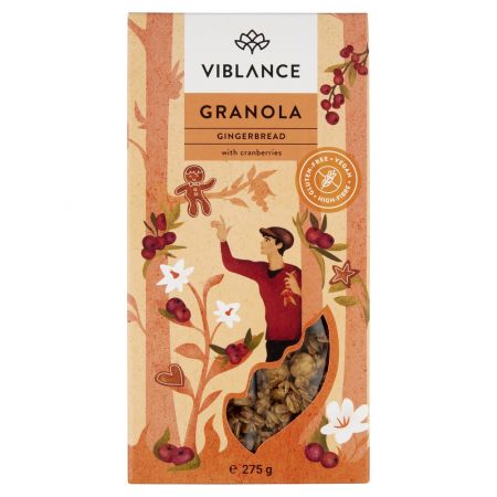 Granola turta dulce fara gluten, 275g, Viblance