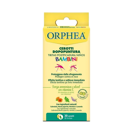 Plasturi dupa intepaturi de insecte pentru copii, 30 de plasturi, Orphea