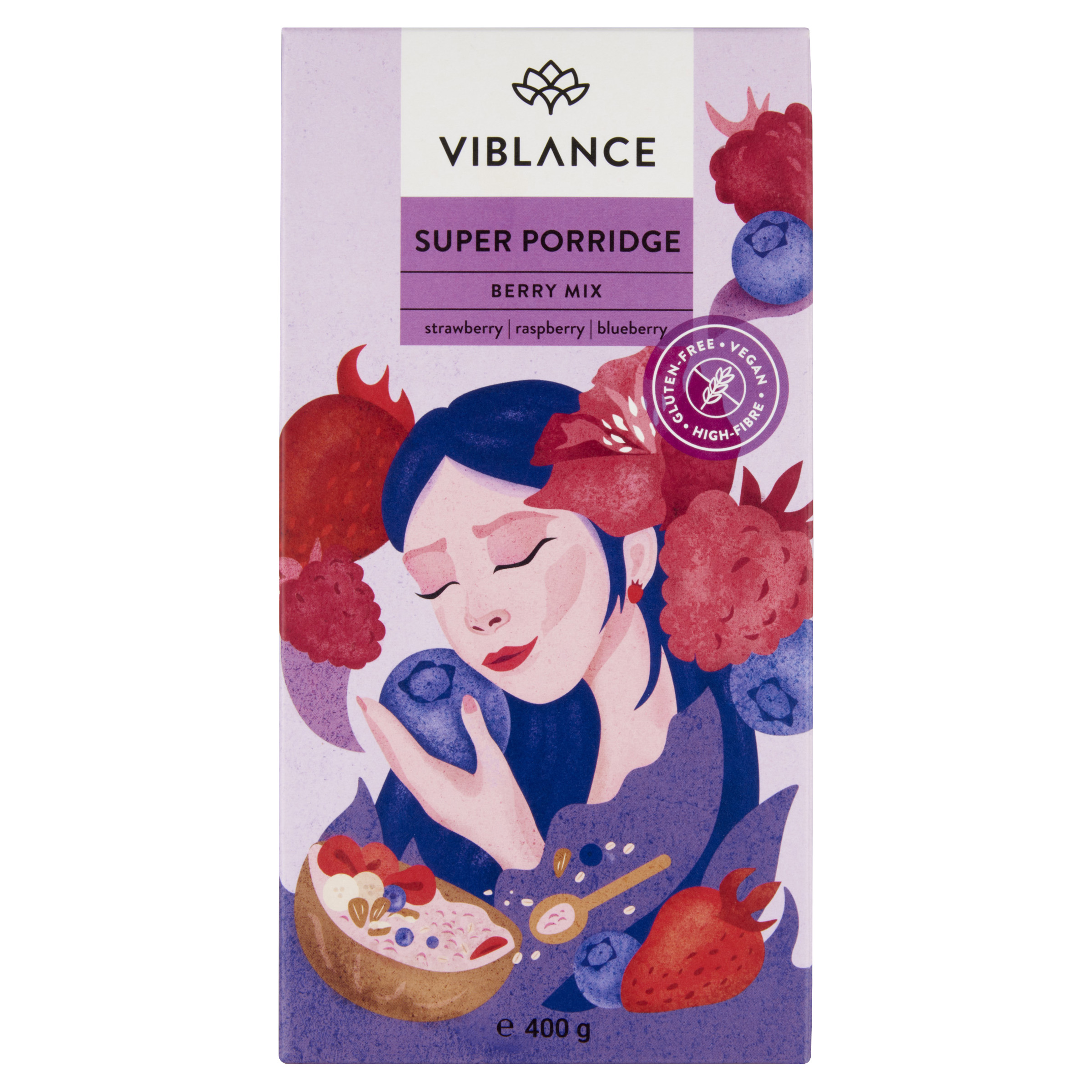 Terci fara gluten Berry Mix, 400 g, Viblance