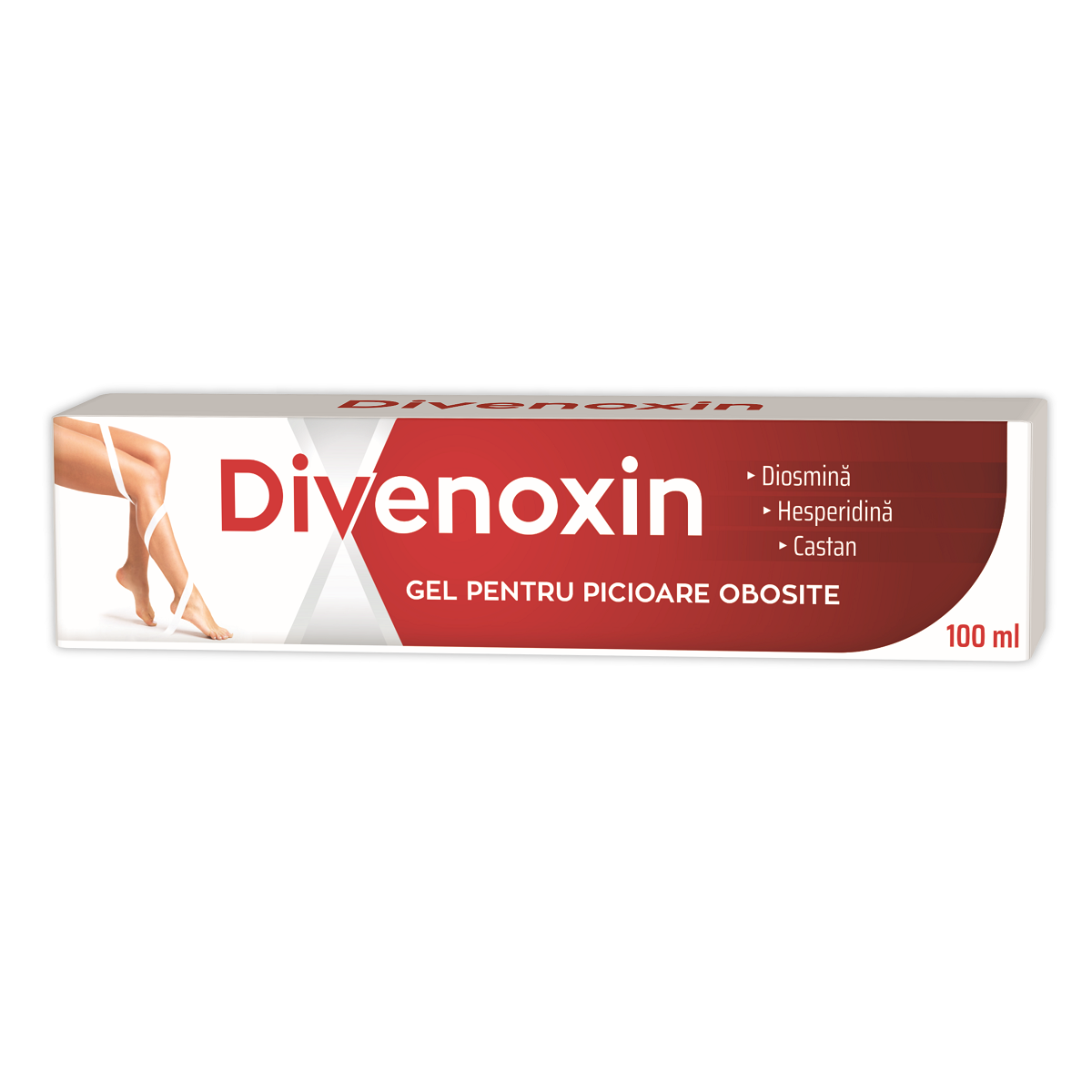 Divenoxin gel pentru picioare obosite, 100ml, Zdrovit