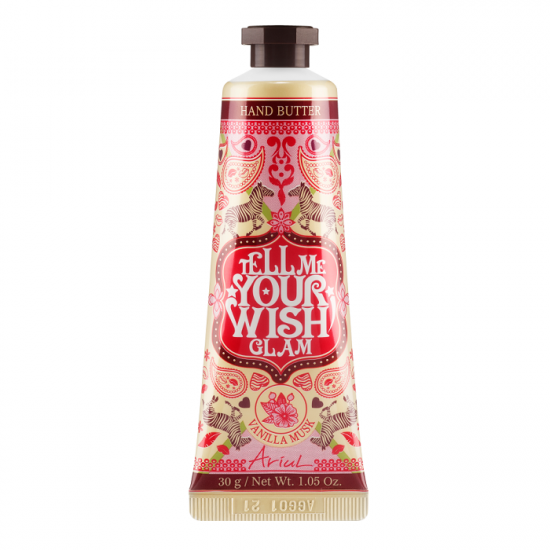 Crema ultra hranitoare pentru maini si unghii, Tell Me Your Wish Glam, 30 g, Ariul