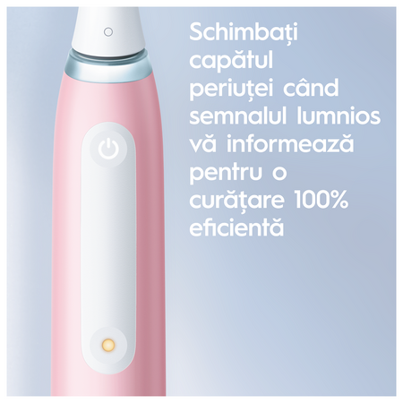 Periuta de dinti electrica iO3, Roz, Oral B 568837