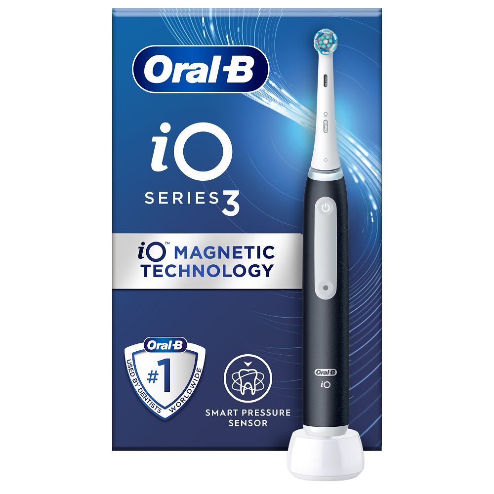 Periuta de dinti electrica iO3, Negru, Oral B