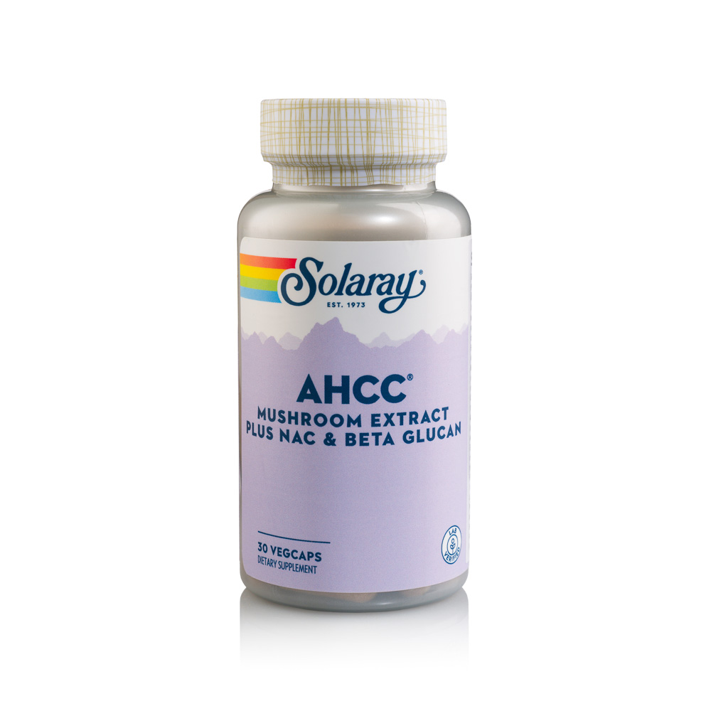 AHCC plus NAC & Beta Glucan, 30 capsule, Solary