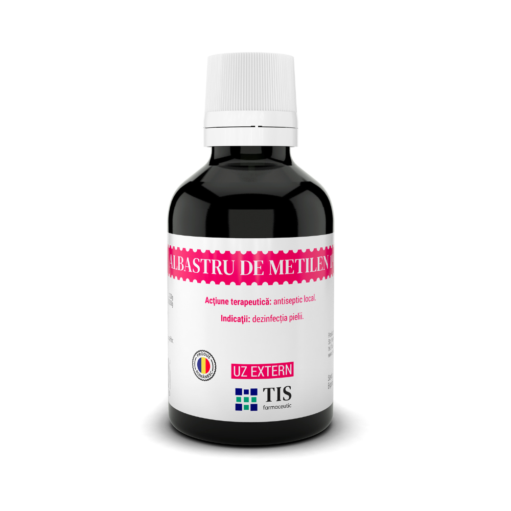 Albastru de metilen, 1%, 25 ml, Tis Farmaceutic