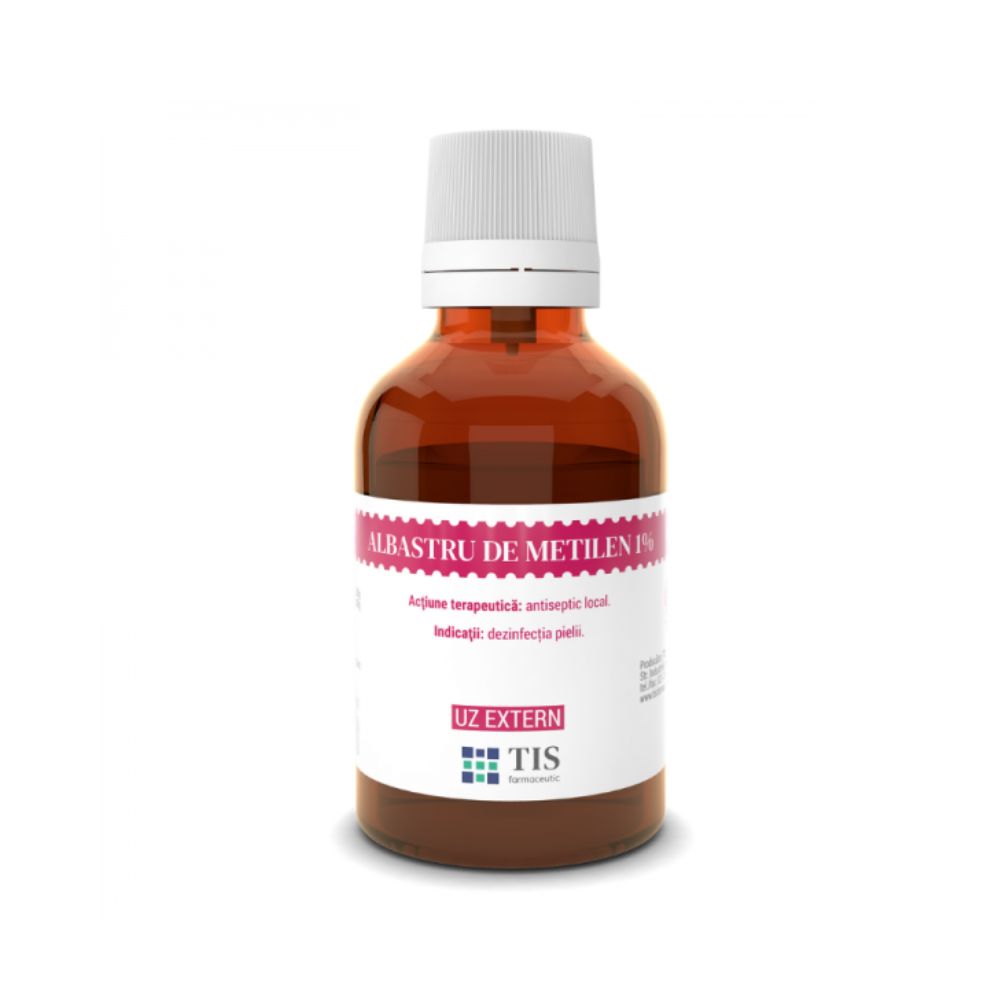 Albastru de metilen, 1%, 25 ml, Tis Farmaceutic