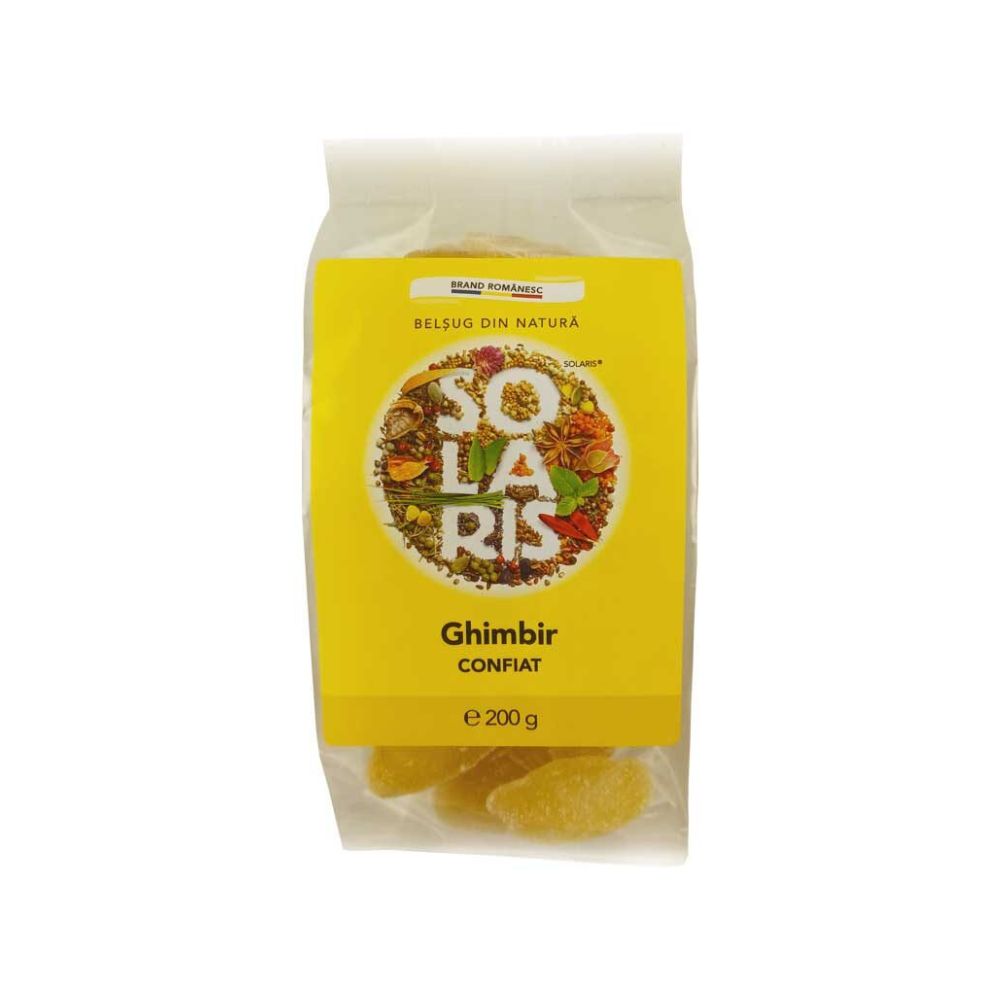 Ghimbir confiat, 200g, Solaris